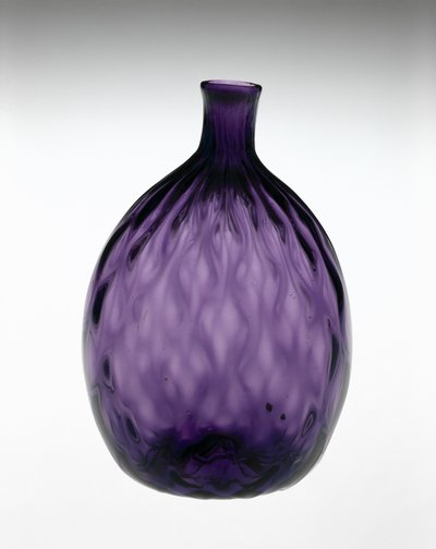 Garrafa de bolso de Henry William (attr.to) Stiegel