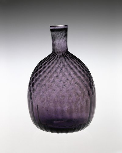 Garrafa de bolso de Henry William (attr.to) Stiegel