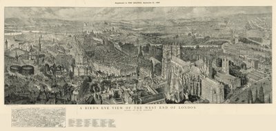 Uma visão panorâmica do extremo oeste de Londres de Henry William Brewer
