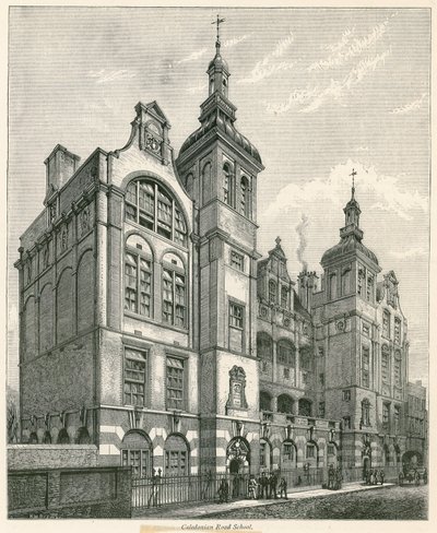 Caledonian Road School, Londres de Henry William Brewer