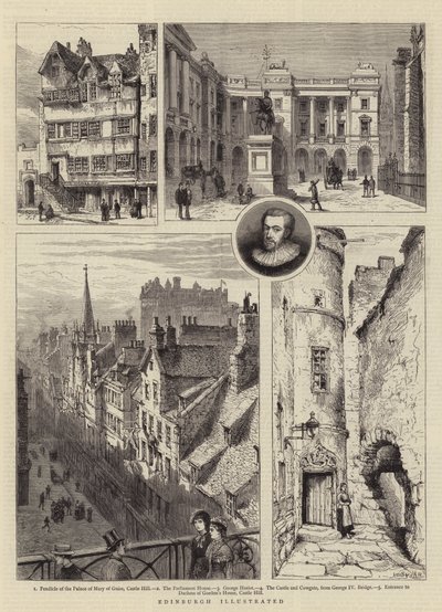 Edinburgh Illustrated de Henry William Brewer