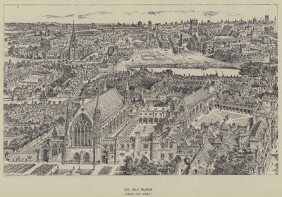 Ely Place, do oeste de Henry William Brewer