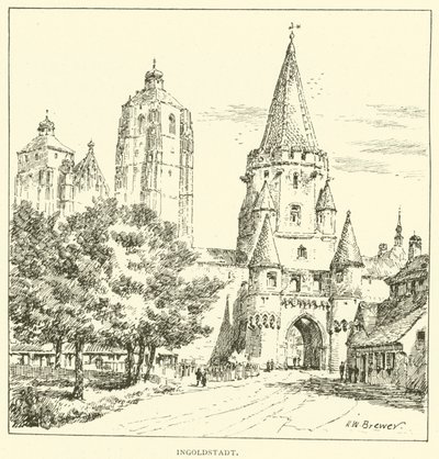 Ingoldstadt (gravura) de Henry William Brewer
