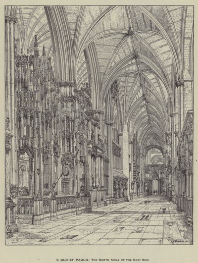 Old St Pauls, o corredor norte do East End de Henry William Brewer