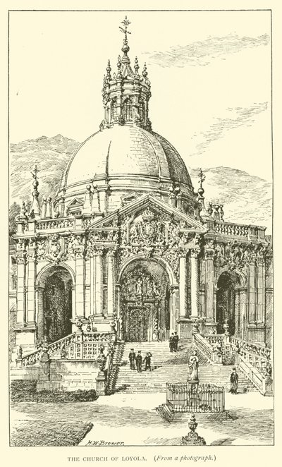 A Igreja de Loyola (gravura) de Henry William Brewer