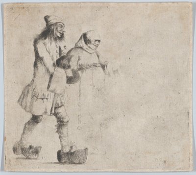 Camponês e monge felizes, 1770. de Henry William Bunbury