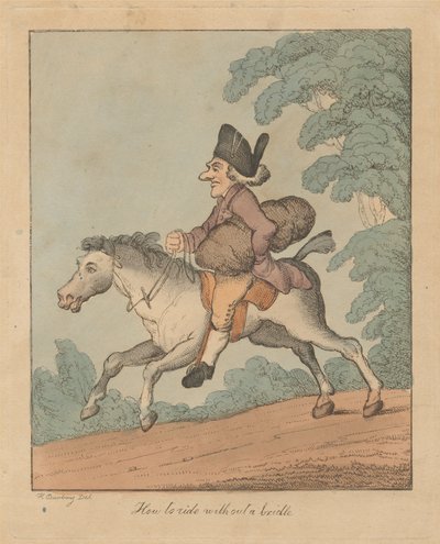 Como cavalgar sem uma cabeçada de Henry William Bunbury