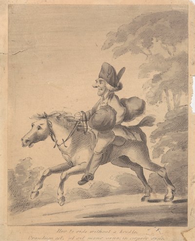 Como cavalgar sem uma cabeçada de Henry William Bunbury