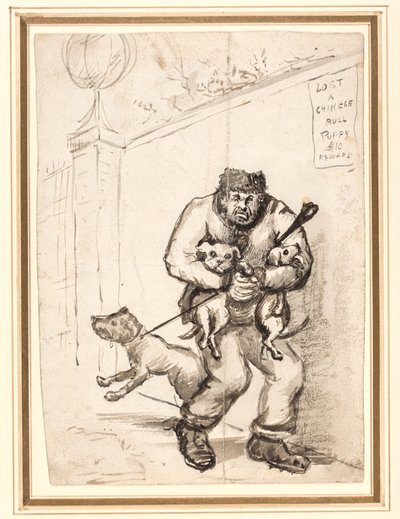 Perdeu um filhote de touro chinês recompensa de £ 10 de Henry William Bunbury