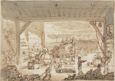 Interior de um Cobreiro, Pista de Sapatos de Henry William Burgess