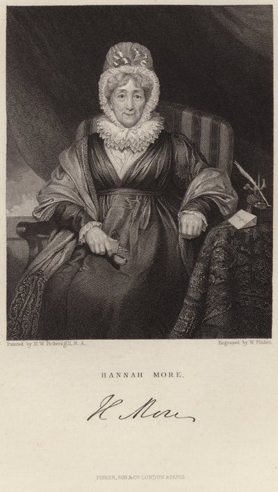 Retrato de Hannah Mais de Henry William Pickersgill