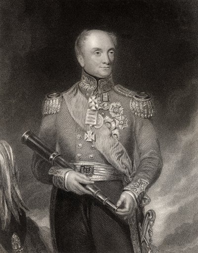 Sir Rowland Hill, gravado por WH Mote, da &39;National Portrait Gallery, Volume IV&39;, publicado em 1820 (lito) de Henry William Pickersgill