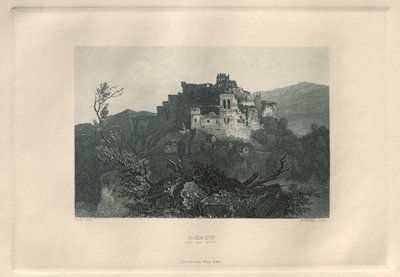 A pitoresca e romântica Renânia: Dhaun an der Nahe, 1928. de Henry Winkles