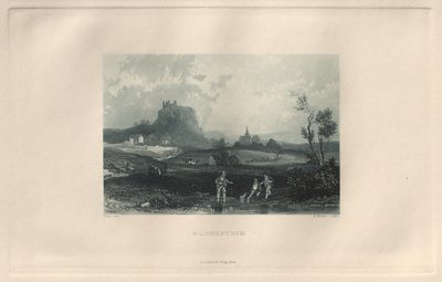 A pitoresca e romântica Renânia: Gerolstein, 1928. de Henry Winkles