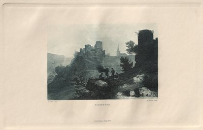 A pitoresca e romântica Renânia: Niedeggen, 1928. de Henry Winkles