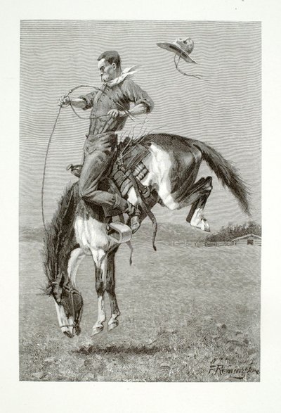 Um Bronco de Bucking de Henry Wolf