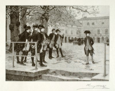 Bonaparte, o Noviço, na Escola de Brienne de Henry Wolf