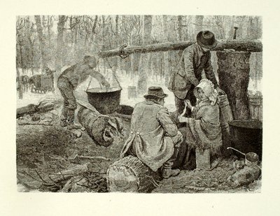 Cozinhar um jantar de acampamento de Henry Wolf