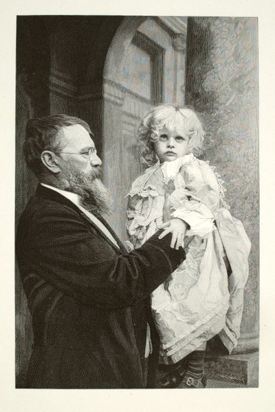 Lenbach e o seu filho de Henry Wolf