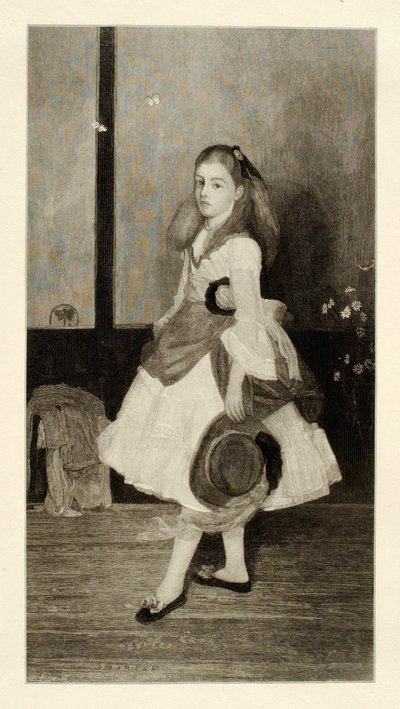 Miss Alexander (Rapariga de Branco) de Henry Wolf