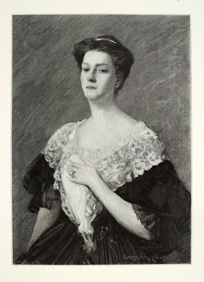 Retrato de uma mulher de Henry Wolf