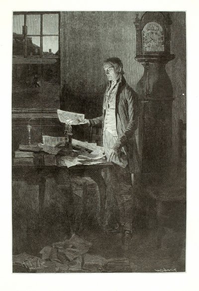 Thomas Jefferson, redação da Declaração de Independência de Henry Wolf