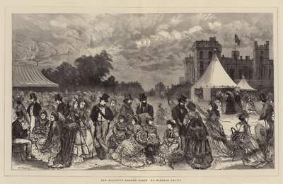Festa de jardim de sua majestade no Castelo de Windsor de Henry Woods