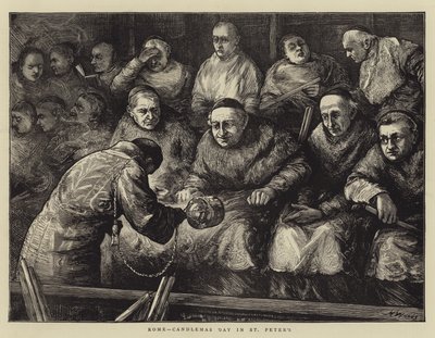 Roma, o dia de Candlemas em São Pedro de Henry Woods