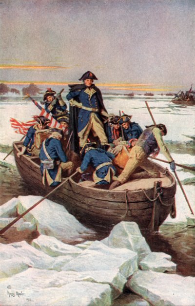 George Washington cruzando o Delaware de Henry after Mosler