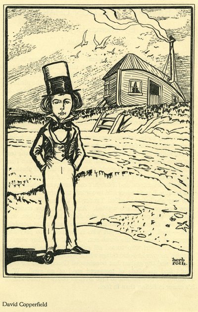 David Copperfield, de My Favorite Fiction Character de Thomas Boyd, em The Bookman de Herb Roth