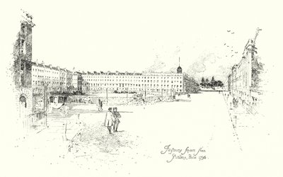 Finsbury Square, de Artillery Place, Londres de Herbert (after) Railton