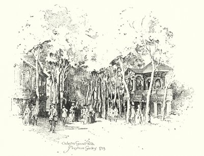 Orquestra Grand Walk, Marylebone Gardens de Herbert (after) Railton