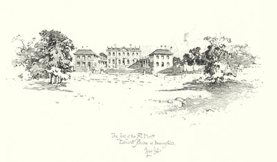 A sede de Edmund Burke, Beaconsfield (litho) de Herbert (after) Railton