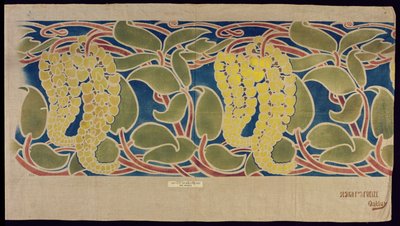 Amostra têxtil estampada, c.1896 de Herbert C. Oakley