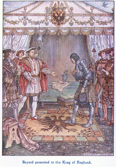 Bayard apresentado ao rei da Inglaterra (Henrique VIII), 1938 de Herbert Cole