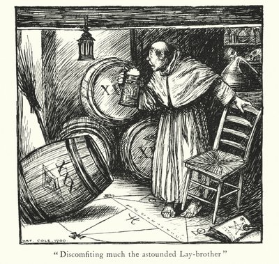 Lendas de Ingoldsby: A Lay of St Dunstan (litografia) de Herbert Cole