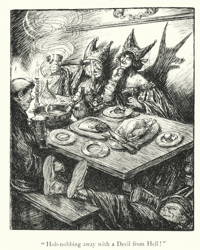 Lendas de Ingoldsby: A Lay of St Nicholas (litografia) de Herbert Cole