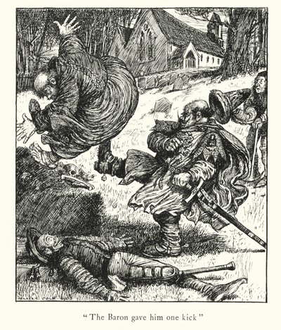 Lendas de Ingoldsby: Golfinho cinzento (litografia) de Herbert Cole