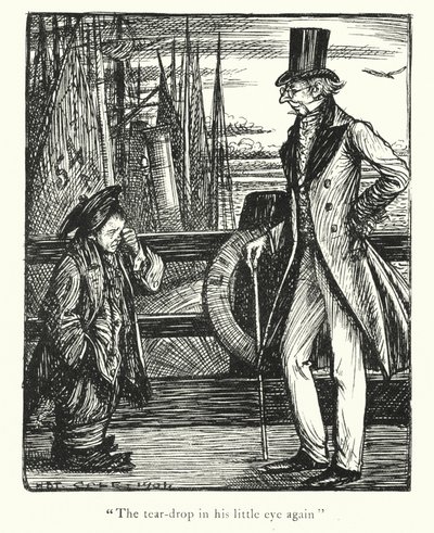 Lendas de Ingoldsby: Desventuras em Margate (litografia) de Herbert Cole