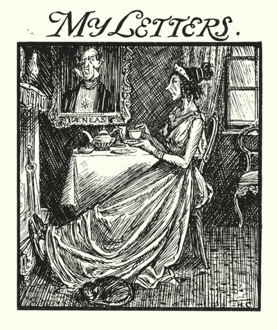 Lendas de Ingoldsby: As minhas cartas (litografia) de Herbert Cole