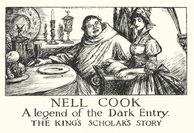 Lendas de Ingoldsby: Nell Cook, A Legend of the Dark Entry (litografia) de Herbert Cole