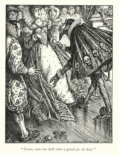 Lendas de Ingoldsby: O aquecimento da casa (litografia) de Herbert Cole