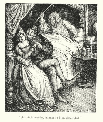 Lendas de Ingoldsby: A Senhora Rohesia (litografia) de Herbert Cole