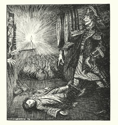 Lendas de Ingoldsby: O Dia do Casamento (litografia) de Herbert Cole