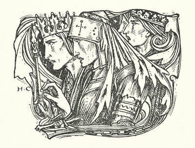 La Belle Dame Sans Merci (gravura) de Herbert Cole