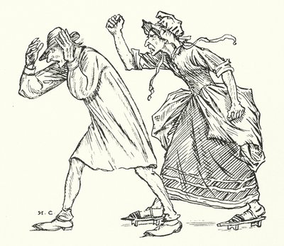 Sr. e Sra. Vinagre (gravura) de Herbert Cole