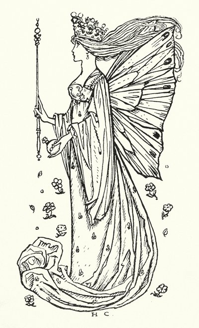 Canção da Rainha das Fadas (gravura) de Herbert Cole