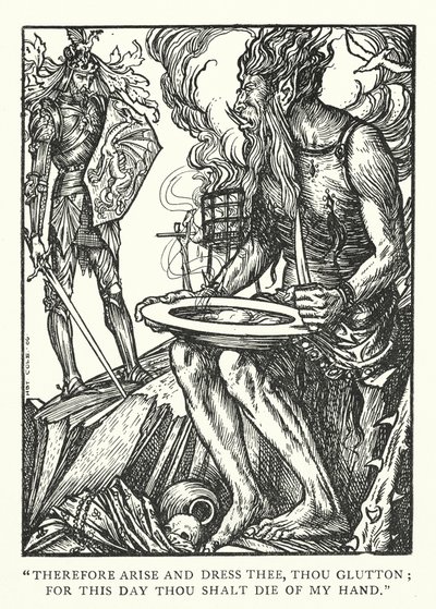 O Gigante de São Miguel (gravura) de Herbert Cole