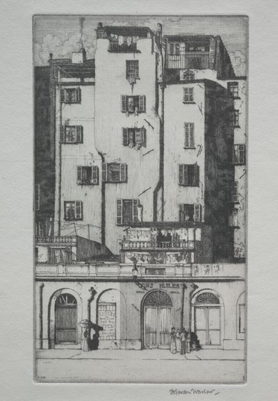 Casas altas, Menton de Herbert Gordon Warlow