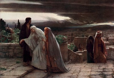 O retorno do Calvário de Herbert Gustave Schmalz